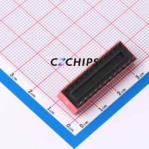 DR-12HT DIP Switch Through hole Component (THT),P=2.54mm Switch Flat Toggle, Raised Type Single Pole Single Throw 12 2.54mm - Product Image 2