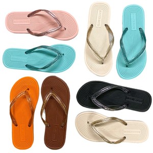 Nouvelles tongs pour femmes en PVC imperméable antidérapant pour l'été avec des motifs de soleil et de fleurs - Product Image 6