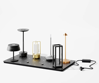 Lampe de Table Led sans fil en aluminium, moderne, Simple, personnalisable, Rechargeable, Type 3 niveaux de luminosité, vente en gros