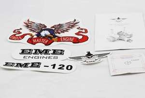 Motor de <span class=keywords><strong>Dos</strong></span> Tiempos de <span class=keywords><strong>Dos</strong></span> Cilindros <span class=keywords><strong>EME</strong></span> de 120 cc para Aeromodelismo de Gasolina - Product Image 4