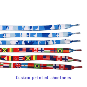 Imprimante de lettres personnalisées Lacet couleur plat 100cm Lacets camouflage <span class=keywords><strong>Katakana</strong></span> Vert armée Lacet léopard - Product Image 6