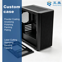 Boîtier de tour de bureau personnalisé en aluminium OEM ITX ATX Micro E-ATX, fabrication de boîtiers par estampage de tôle de précision et usinage CNC
