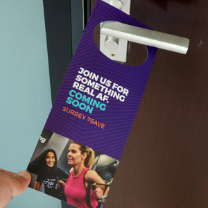 Tùy Chỉnh Chất Lượng Cao Logo Và Thiết Kế In Ấn Cửa Móc Áo Tờ Bay In Ấn Với Logo Của Bạn Cho Doanh Nghiệp Quảng Cáo - Product Image 2