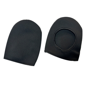 2 Pairs Neoprene Toe Covers For Cycling, Skiing & Outdoor Sports – Thermal Toe Warmers (Black & Grey)