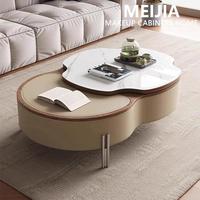 Table basse moderne avec plateau relevable et rangement, fabriquée en Chine, pour salon