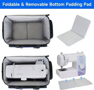 BSCI Factory Mini <b>Sewing</b> <b>Machine</b> Carrying Case Accessories Kits Supplies Tote Cover Bag - Product Image 6
