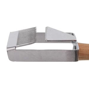 Aiguille <span class=keywords><strong>Pelle</strong></span> à effiler le miel Râteau Manche en bois Fourchette à couper le miel Pick Capping Outil d'abeille Outil d'apiculture - Product Image 3