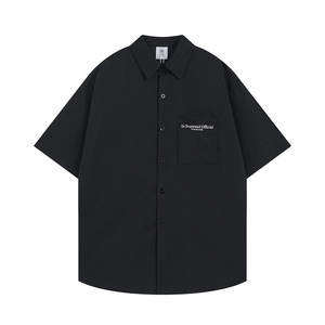 เสื้อคาร์ดิแกนแขนสั้นลายสัตว์ปักลาย STARLIGHT สำหรับฤดูร้อน น้ำหนัก 300 กรัม ผ้ากันยับ สไตล์ลำลอง ทรงหลวมสำหรับผู้ชาย - Product Image 3