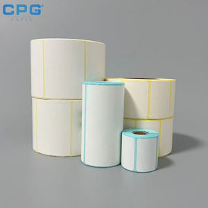 Manufacturer Bulk 2x3 4x4 Inch Waterproof Thermal <b>Sticker</b> Roll Food Service <b>Kitchen</b> Labeling Ingredient Date Tag Bulk - Product Image 1