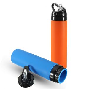 Botella de Agua Deportiva Plegable de Plástico Personalizada, Libre de BPA - Product Image 2