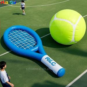 <span class=keywords><strong>Raquette</strong></span> de tennis gonflable géante personnalisée, vente chaude 2025, <span class=keywords><strong>raquette</strong></span> de badminton gonflable pour la publicité d'événements sportifs - Product Image 4