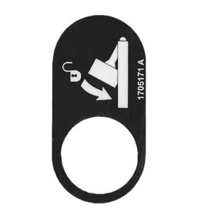 Decalcomania Aftermarket AWP per Parti di Piattaforme Aeree, Codice 1705171, per Sollevatori JLG 1250AJP 1500AJP 1100S 1200SJP 1350SJP - Product Image 3