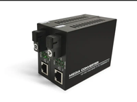 Convertisseur optique de médias de fibre de la fibre 10/100/1000 Mbps 20-120 km de gigabit de Sc de FONFKO