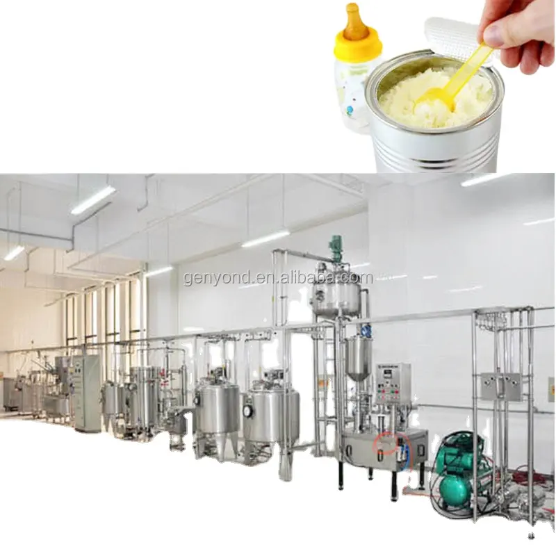 Fabricant Mini machine de fabrication par séchage de lait écrémé et lait entier ligne de production d'usine de traitement de poudre pour usine de petite capacité