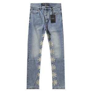 Nuovo bestseller blu SHDWS <span class=keywords><strong>Jeans</strong></span> pantaloni in Denim da uomo e da donna di alta qualità - Product Image 2