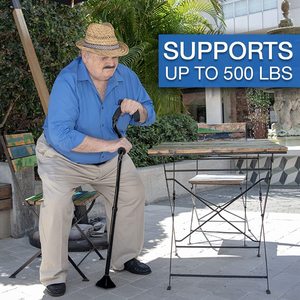 Bastón ligero con mango en <span class=keywords><strong>S</strong></span> para personas mayores, artículo nuevo, altura ajustable, 2022 - Product Image 4