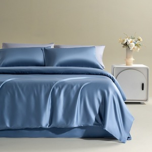 Draps rafraîchissants en Lyocell taille Queen, ensemble de draps doux et soyeux avec poche profonde de 16 pouces, respirants - Product Image 5