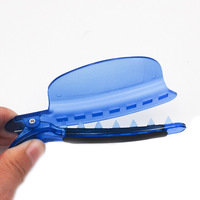 Pinces à cheveux professionnelles pour la coupe et le sectionnement des cheveux, logo personnalisé, isolation thermique, séparateur rapide et facile pour les mèches de cheveux
