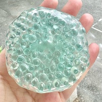 Grandes perles de verre sonores, boules à presser pour soulager le stress, artisanales, musicales et rebondissantes