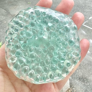 Grandes perles de verre sonores, boules à presser pour soulager le stress, artisanales, musicales et rebondissantes - Product Image 3