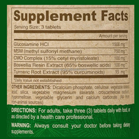 Complément alimentaire personnalisé pour adultes pour le soutien des articulations, comprimés de HCl, de glucosamine, de chondroïtine et de MSM 1000 mg