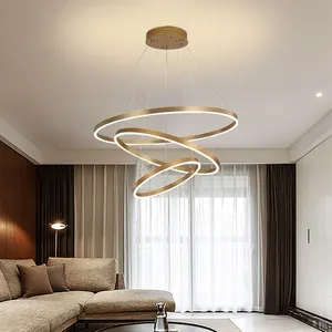 Modern Art Restaurant Bar Living Room Fashion Designer Aluminum Suspension Pendant Lighting