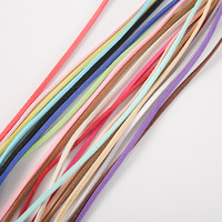 Cordon en macramé tressé de 3 mm, corde naturelle faite à la main, colorée, imperméable, pour sacs et chaussures