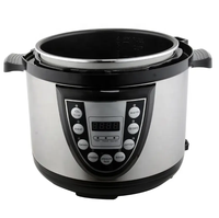 Vente chaude Numérique 1000Watts 4L Autocuiseur Électrique Revêtement Antiadhésif Pot Intérieur Autocuiseur Électrique Multifonctionnel