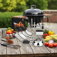 Ensemble d'accessoires pour plaque chauffante en acier inoxydable, kit d'accessoires pour barbecue pour Blackstone Tepanyaki