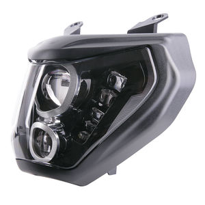 Faro Delantero LED de Proyector con Halo de Ojos de Ángel Blancos de 92W para YAMAHA <span class=keywords><strong>MT07</strong></span> 2018 2019 MT09 FZ09 2014 2015 2016 - Product Image 3