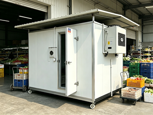 ห้องเย็นเคลื่อนที่แบบตู้คอนเทนเนอร์  รองรับพลังงานแสงอาทิตย์ ขนาดสั่งทำได้ สำหรับร้านค้าปลีก ร้านอาหาร และห้องเก็บของ - Product Image 4
