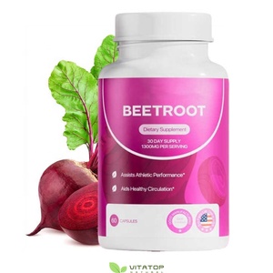 Oem Hot Selling Natuurlijke Supplement Biologische Bietenpoeder <span class=keywords><strong>Capsules</strong></span> Voor Energie Immuungezondheidscapsules Supplement - Product Image 1