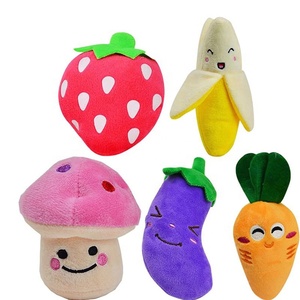 Juguete de Peluche con Sonido de Frutas y Verduras, Juguete Interactivo para Mascotas, Perros y Gatos, Juguetes Molares - Product Image 1