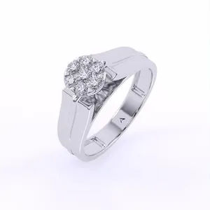 Superventas Nueva llegada 14K Oro con Solstice Glow Lab Grown Diamante Precisión y experiencia Anillo de diamantes Joyería fina de lujo - Product Image 2