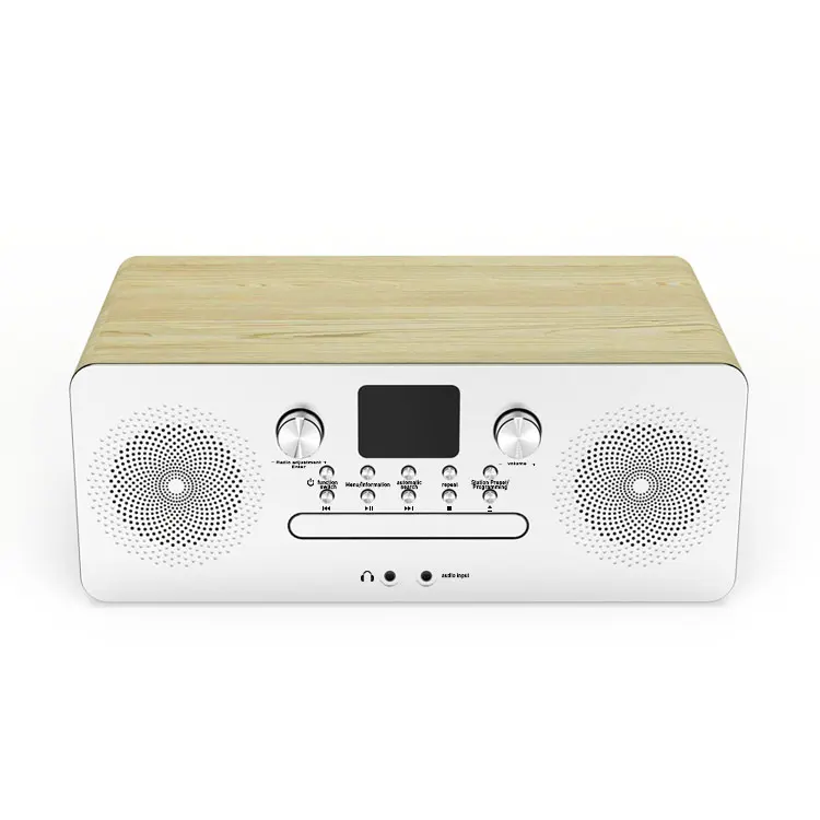 Hot Sales High-End tragbarer CD-R RW-Player Kompatibler Popup-CD-Boombox mit blauem Zahn Analoger Radio-CD-Player