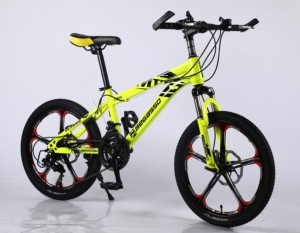 Vélo de montagne pour enfants à 21 vitesses avec frein à disque double, selle confortable, <span class=keywords><strong>fourche</strong></span> à suspension avant, roues de 20 à 22 pouces - Product Image 5