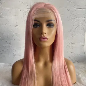 Alia New Product pink highlight wig Wholesale Price 13*6 lace frontal wigs High Quality human wigs 100human hair