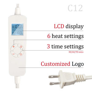 แผ่นทำความร้อนไฟฟ้าแบบอุ่นสำหรับ<span class=keywords><strong>ขา</strong></span>หลัง, แผ่นทำความร้อนหลังแบบเต็มแผ่นควบคุมด้วยจอแอลซีดี - Product Image 6