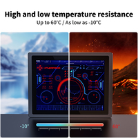 Écran tactile capacitif PCAP intégré mural, moniteur industriel étanche IP65 de 21/21,5/22 pouces
