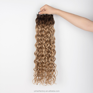 รับผลิตแบบ OEM ODM  ต่อผม Genius Weft ผมแท้ 100% แบบเป็นมัด  ราคาโรงงานขายส่ง ผมแบบ Double Drawn - Product Image 2