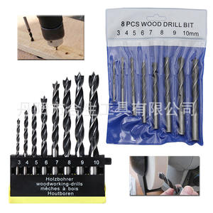 Juego de brocas para madera Mr Drill, 3-10 mm, espirales de acero al carbono con acabado brillante para carpintería - Product Image 4
