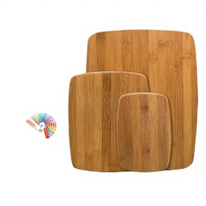 Tabla de Cortar Rectangular de Bambú Antideslizante, Apta para Alimentos, Hecha a Mano, de Madera Natural con Gancho de Metal, Grado A - Product Image 4