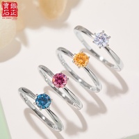 Bague de fiançailles pour femme en moissanite Starlight Queen à bande droite micro-pavée, en argent sterling S925 plaqué rhodium, 1 carat couleur D