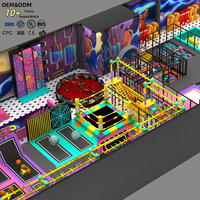 Casa de Juegos Interior Comercial Ledi - Construcción Duradera de PVC/PE/Metal, Tamaño Personalizable, Alta Capacidad para Parques de Diversiones