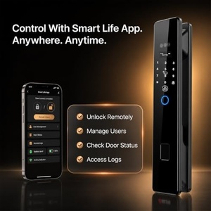 Cerradura Inteligente WiFi con Monitoreo Activo, Cerradura Digital para Puerta de Seguridad con Sensor de Venas de la Palma, Cerradura de Aluminio para Puerta - Product Image 2