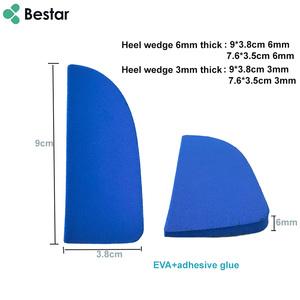 Plantillas Ortopédicas Adhesivas de EVA Personalizadas para Talón, 3mm 6mm, <span class=keywords><strong>Almohadillas</strong></span> Ajustables para Talón Elevado para <span class=keywords><strong>Pies</strong></span> Planos y Desigualdad de Longitud de Piernas - Product Image 4