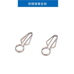 Stainless Steel Snap Hook Irregular Spring <b>Hardware</b> For Household And Toy Use - Product Image 3