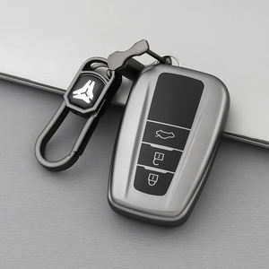 Zachte TPU auto sleutelhoes hoesje houder voor Toyota LEVIN COROLLA RAV4 IZOA AVALON CHR Plarad Camry ringen sleutelhanger tas - Product Image 3