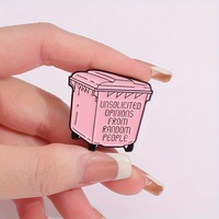 Épingles en métal émaillé de style rose pour femmes US Casual Freedom Lapel Pin for American USA Girls Jeans Bags Ornament