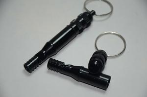 Peluit Multifungsi Logam Kotak Obat Gantungan Kunci Peluit Darurat Penyimpanan Obat 2 in 1 Gantungan Kunci Pertahanan Diri - Product Image 2